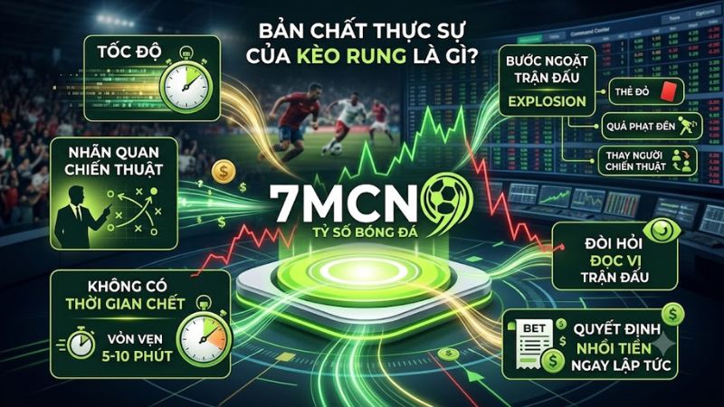 Bản chất thực sự của kèo rung bóng đá trực tiếp trên 7m