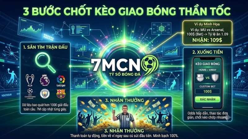 Các bước đặt cược kèo giao bóng chuẩn xác cho người mới