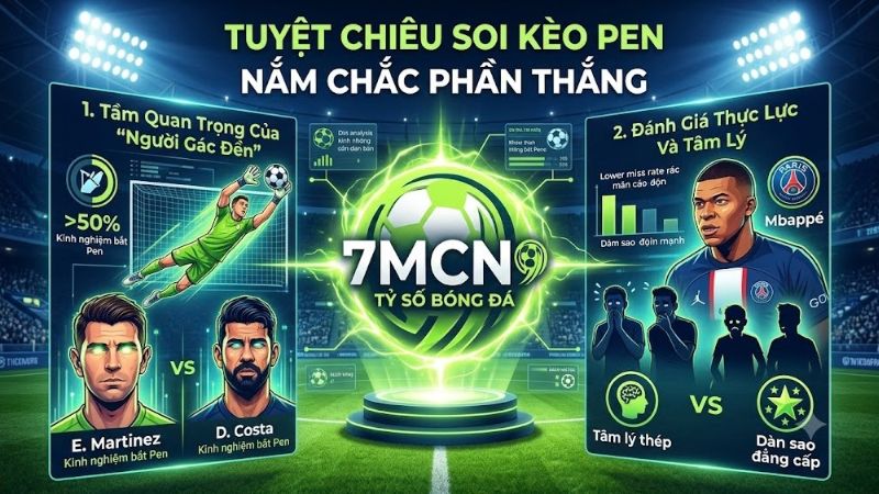 Chiến thuật soi kèo penalty bất bại được 7m chia sẻ