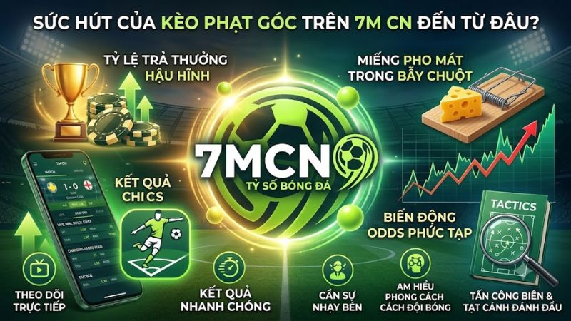 Lợi ích và sức hấp dẫn khi tham gia kèo phạt góc cùng 7m cn